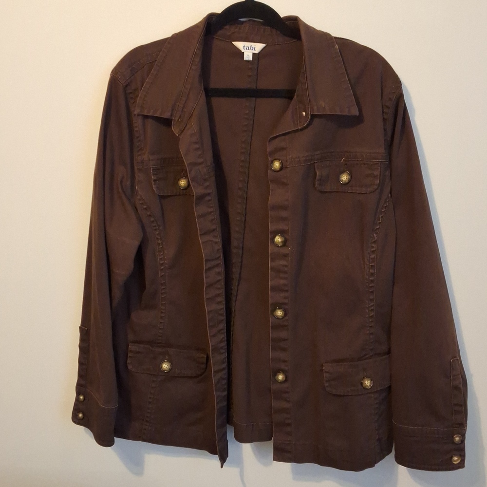 Brown Utility Jacket - Women’s Casual Coat